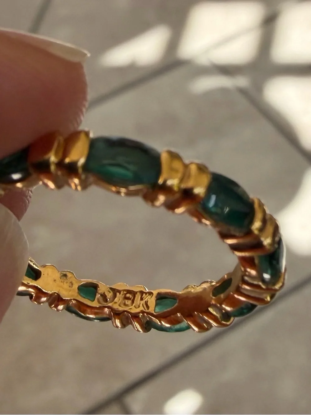 Vintage Camrose and Kross JBK 10th Anniversary ring